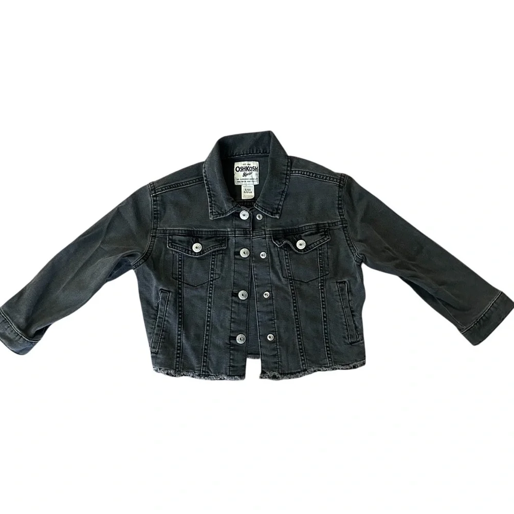 OshKosh Bigosh | Raw Hem Denim Jacket